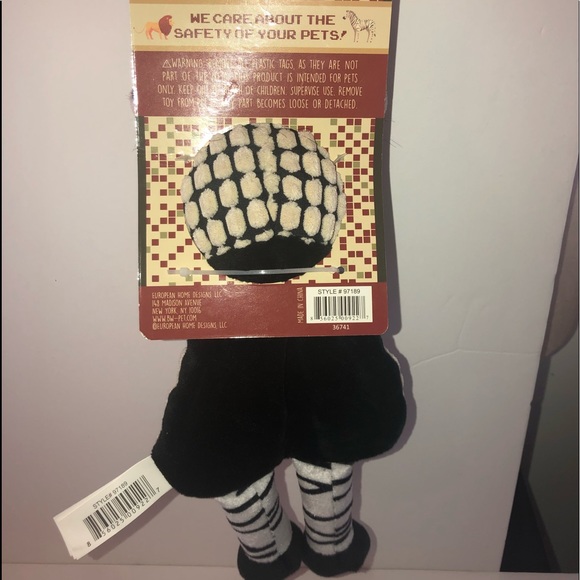 NEW Dog Toy Zebra NWT Pixel Pals - Picture 4 of 4